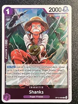 One Piece TCG OP13-065 Holo Karte | OP13 Serie | Near Mint | Shanks - Image 1