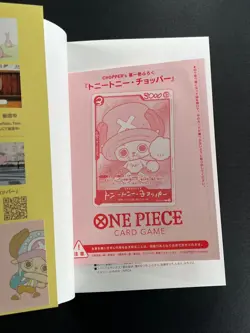 CHOPPER’s 1 Japanese Comic book w/EB02-003 Chopper Promo Card ONE PIECE - Image 4