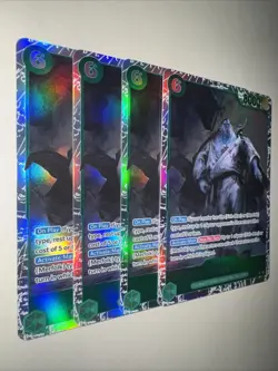 Jinbe OP11-031 X4 Playset SR English Fist of Divine Speed One Piece TCG CCG - Image 2