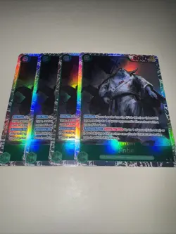 Jinbe OP11-031 X4 Playset SR English Fist of Divine Speed One Piece TCG CCG - Image 4