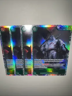 Jinbe OP11-031 X4 Playset SR English Fist of Divine Speed One Piece TCG CCG - Image 5