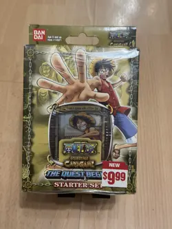 2005 Bandai Vintage One Piece CCG The Quest Begins Sealed Starter Deck RARE - Image 1