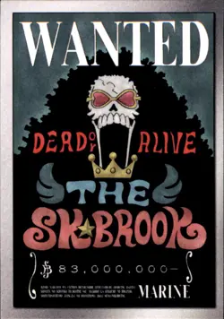One Piece Epic Journey 2023 Trading Card 134 - Wanted Brook - Image 1
