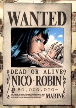 One Piece Epic Journey 2023 Trading Card 123 - Wanted Robin - Image 1
