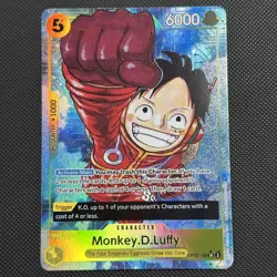 OP07-109 Monkey D Luffy Alt Art One Piece Card Game TCG LP - Image 1