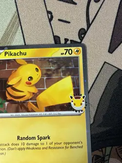 Pikachu Cosmo Holo (Pokemon Day 2026) Stamped TEF 051/162 Pokemon TCG - Image 4