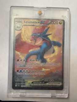 Pokemon Salamence ex 187/159 EX Special Illustration Rare Holo Sv09 320 HP Card - Image 1