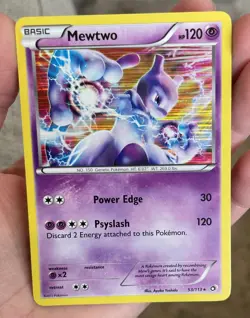2013 Mewtwo, 53/113, Legendary Treasures – Rare Holo Pokemon Card - NEAR MINT - Image 1