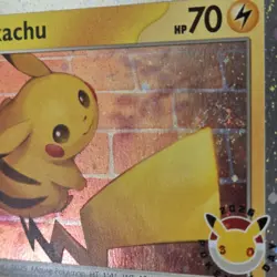 Double Swirl Pikachu Pokemon Day 2026 Promo Card And Coin Pokemon TCG - Image 3