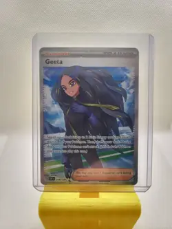 Geeta Ultra Rare 218/197 Pokemon Card - SV03: Obsidian Flames NM - Image 1