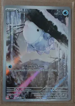 Snom 168/162 Temporal Forces IR Pokemon Card NM Pack Fresh - Image 1