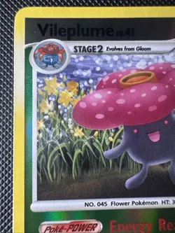 Vileplume 45/146 Legends Awakened Reverse Holo 2008 Pokemon Card Nm - Image 2