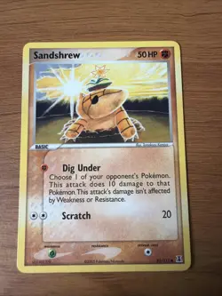 Sandshrew 82/113 2005 EX Delta Species Pokemon Card TCG - Image 1