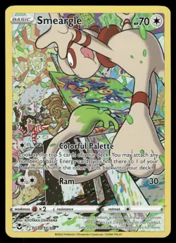 Pokemon Cards Smeargle TG10/TG30 Silver Tempest Trainer Gallery Holo NM *2 - Image 1