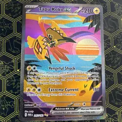 Tapu Koko ex - 247/182 - SIR - Paradox Rift - Pokemon Card - Image 1