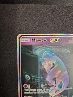 Pokemon Mewtwo GX 78/73 Shining Legends Full Art Holo Shiny Holo Rare GX Card - Image 2