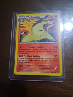 Pokemon Typhlosion TCG Breakthrough Holo Card 20/162 Rare - Image 1