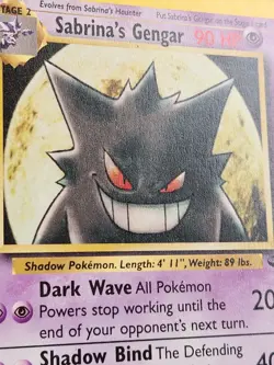 Pokemon Card Gym Challenge Sabrina's Gengar 29/132 Unlimited Rare Tcg Game Play - Image 2