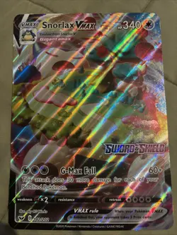 Snorlax Vmax Jumbo Card GameStop Promo NM - Image 1