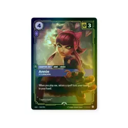 Annie - Stubborn - Riftbound Organized Play Promotional Cards (OPP) - Image 1