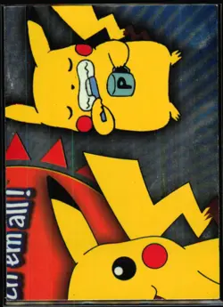 Pikachu Topps Holo Brushing Teeth Pokemon Card - Image 1
