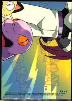 Pikachu Topps Holo Brushing Teeth Pokemon Card - Image 2