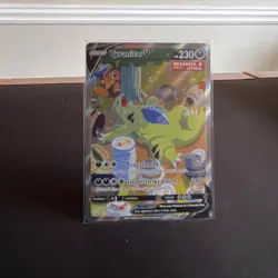 Tyranitar V 155/163 Battle Styles Full Art Holo Ultra Rare Pokemon Card - Image 2