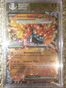 OVERSIZED HEARTHFLAME MASK OGERPON EX JUMBO CARD BGS 9.5 GEM MINT PROMO PSA 10 - Image 3