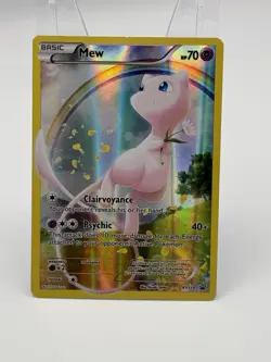 Pokemon TCG Mew XY110 XY Promo Holo Basic Psychic 70HP Card - Image 1