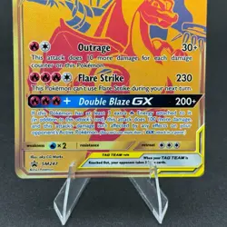 Pokemon TCG Reshiram and Charizard GX SM247 Tag Team Promo Card - Image 3
