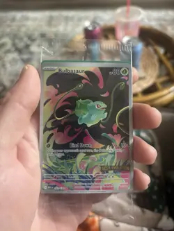 Pokemon TCG Bulbasaur Mega Evolution Stamped Holo Card 133/132 - Image 1