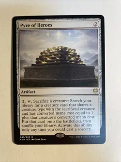 1x Mtg Kaldheim Pyre Of Heroes NM/M Magic Karte Magic The Gathering - Image 1
