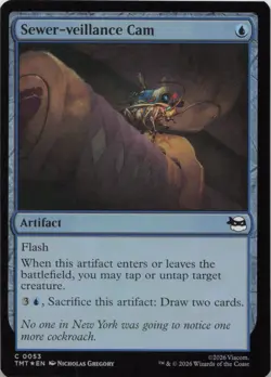 Sewer veillance Cam FOIL C Teenage Mutant Ninja Turtles 53 MTG - Image 1