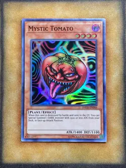 Yugioh Mystic Tomato DASA-EN046 Super Rare NM - Image 1