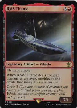 RMS Titanic - FOIL - R Universes Beyond: Doctor Who 93 - MTG - Image 1