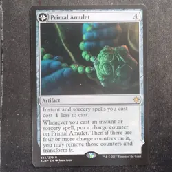 Primal Amulet / Primal Wellspring - Ixalan (MTG) - Image 1