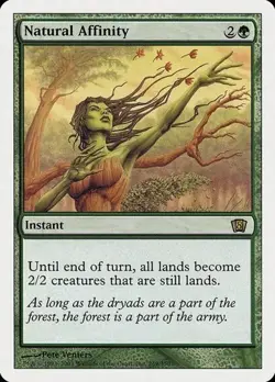 Natural Affinity 8th MtG NM - Image 1