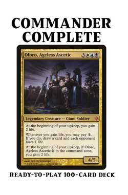 Oloro, Ageles Ascetic LIFEGAIN CARD DRAW Magic MTG Custom Commander Deck - Image 1