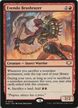 Evendo Brushrazer R Commander: Edge of Eternities 10 NM MTG - Image 1