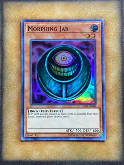 Yugioh Morphing Jar OP09-EN004 Super Rare LP - Image 1