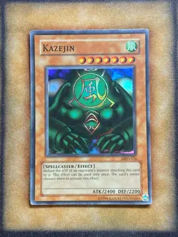 Yugioh Kazejin MRD-026 Super Rare Original Print MP - Image 1