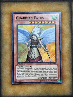 Yugioh Guardian Eatos DRLG-EN009 Super Rare 1st Ed NM - Image 1
