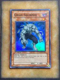Yugioh Grave Squirmer DP07-EN008 Super Rare 1st Ed NM - Image 1