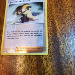 Cynthia's Ambition 138/172 NM Reverse Holo Brilliant Stars Foil Pokemon TCG Card - Image 3
