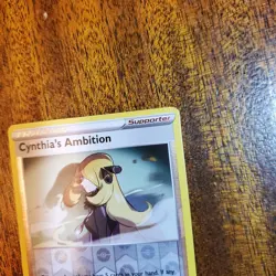 Cynthia's Ambition 138/172 NM Reverse Holo Brilliant Stars Foil Pokemon TCG Card - Image 4