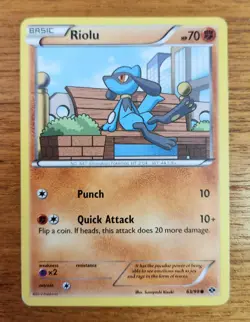 Riolu Pokemon Card, Next Destinies Set 63/99 - Image 1