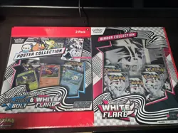 Pokemon TCG Scarlet & Violet Black Bolt & White Flare Poster Collection Sealed - Image 1