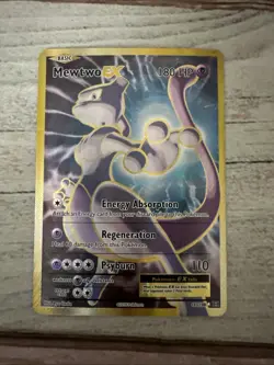 Pokemon Mewtwo EX (Full Art) Ultra Rare XY - Evolutions 103/108 NM - Image 1