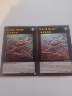 YUGIOH MISPRINT ULTIMATE RARE OP30-EN002 N.AS.H. KNIGHT-OTS 30-2 AVAILABLE-CHEAP - Image 1