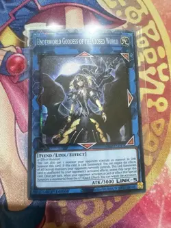 Underworld Goddess of the Closed World Pris. Collector Rare RA02-EN045 NM Yugioh - Image 1